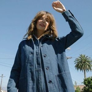 Tradlands field chore coat in denim, medium